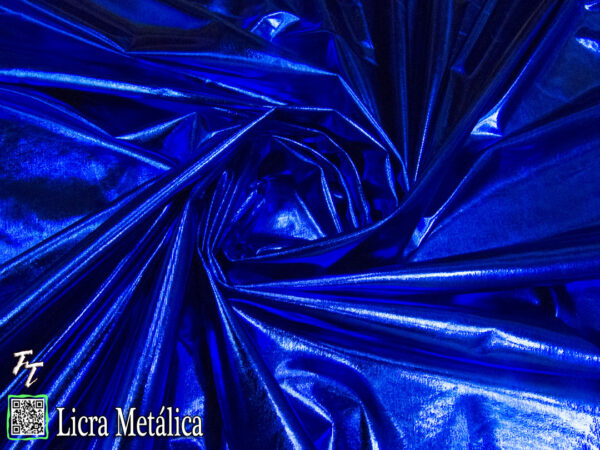 Lycra Metálica | Azul Rey