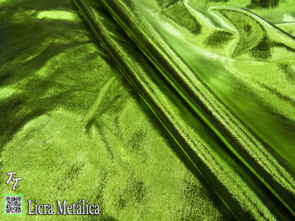 Lycra Metálica | Verde Manzana