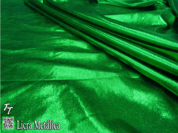 Lycra Metálica | Verde Bandera