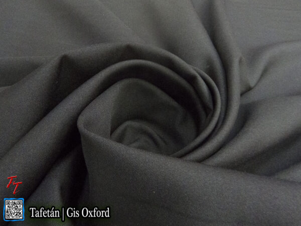 Tela Tafetán Gris Oxford