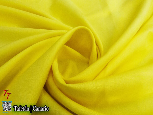 Tela Tafetán Amarillo Canario