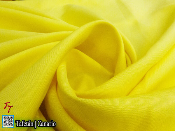 Tela Tafetán Amarillo Canario