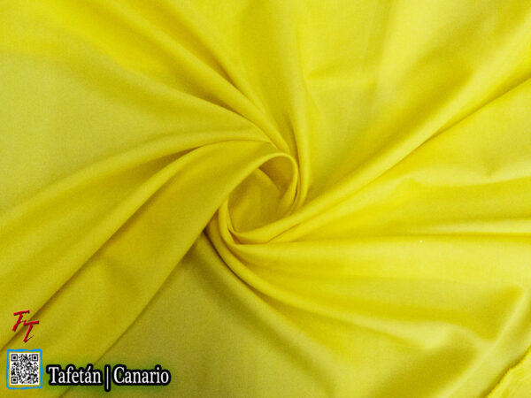 Tela Tafetán Amarillo Canario